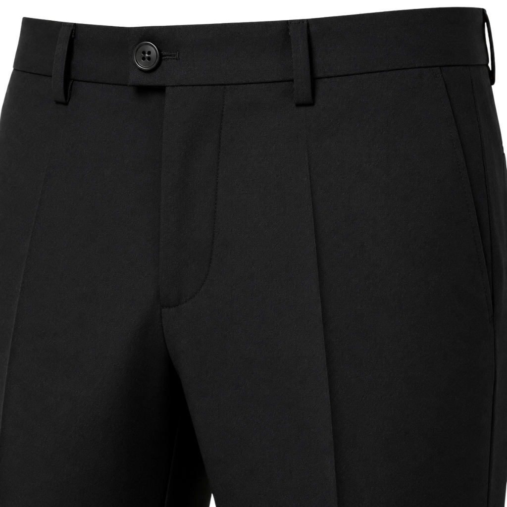 Premium Black Tailored Trousers | Vouschwitz