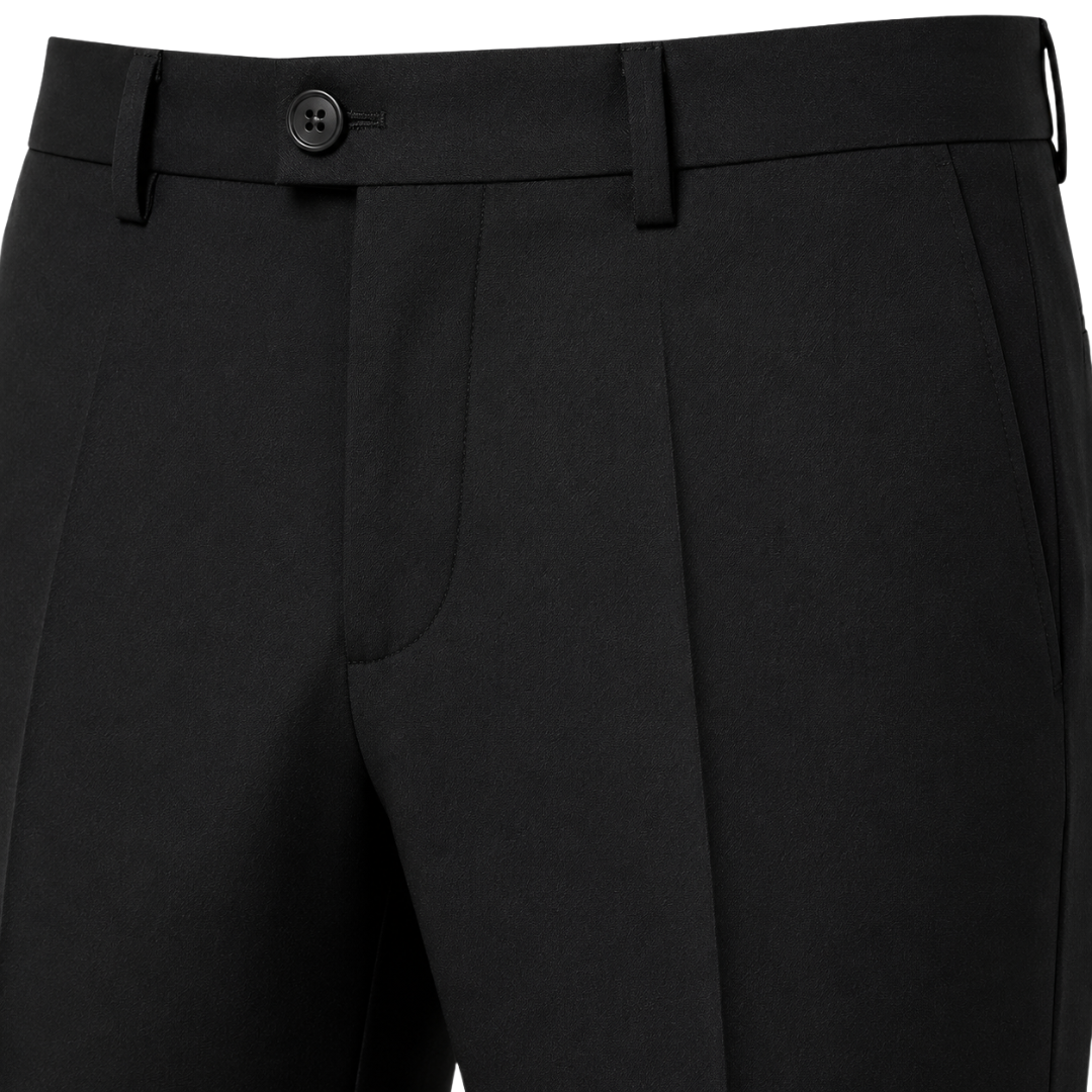 Premium Black Tailored Trousers | Vouschwitz