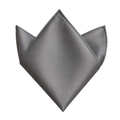 Premium Grey Silk Pocket Square | Vouschwitz