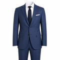 Premium Blue Slim Fit Suit | Vouschwitz