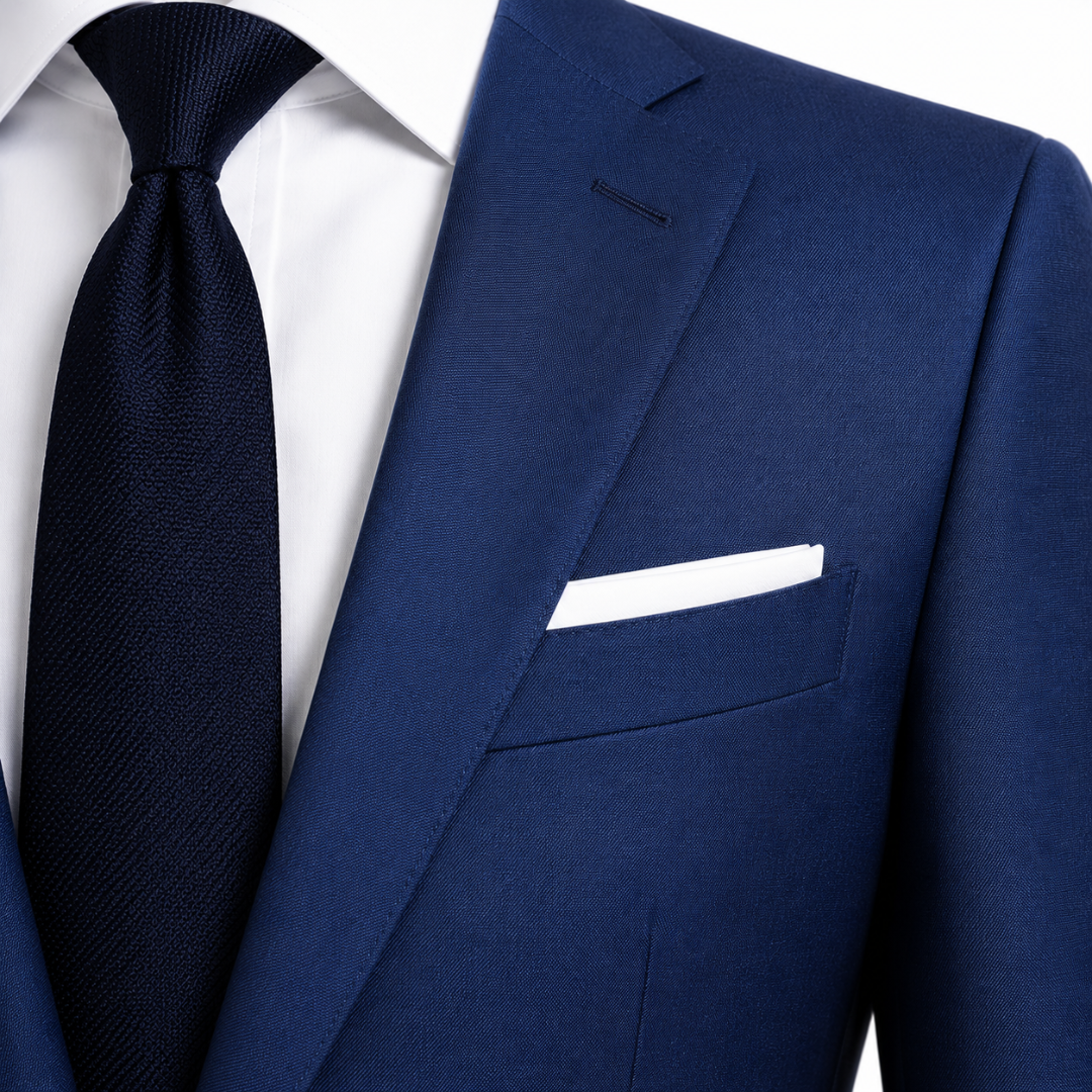 Premium Blue Slim Fit Suit | Vouschwitz