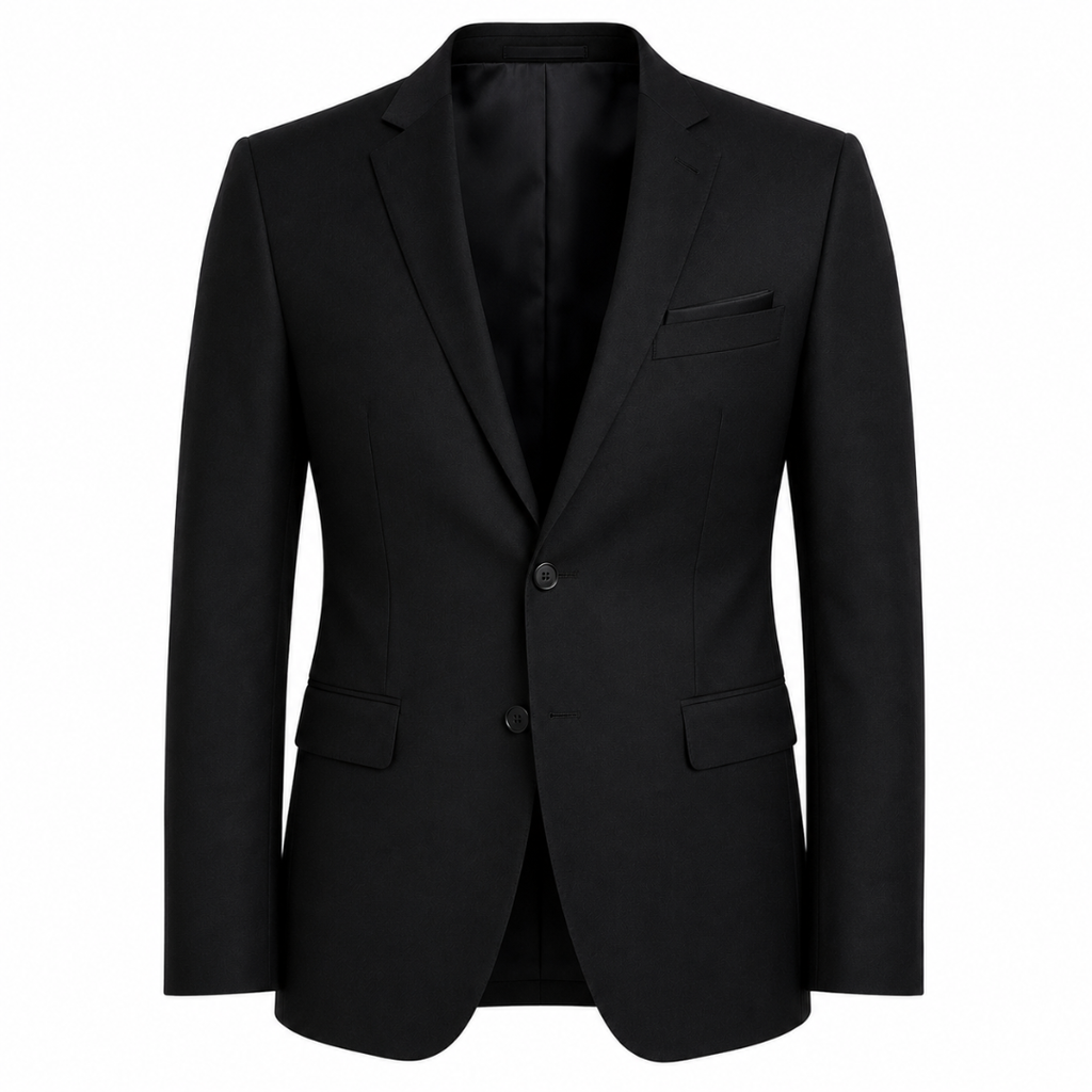 Premium Black Slim Fit Blazer | Vouschwitz