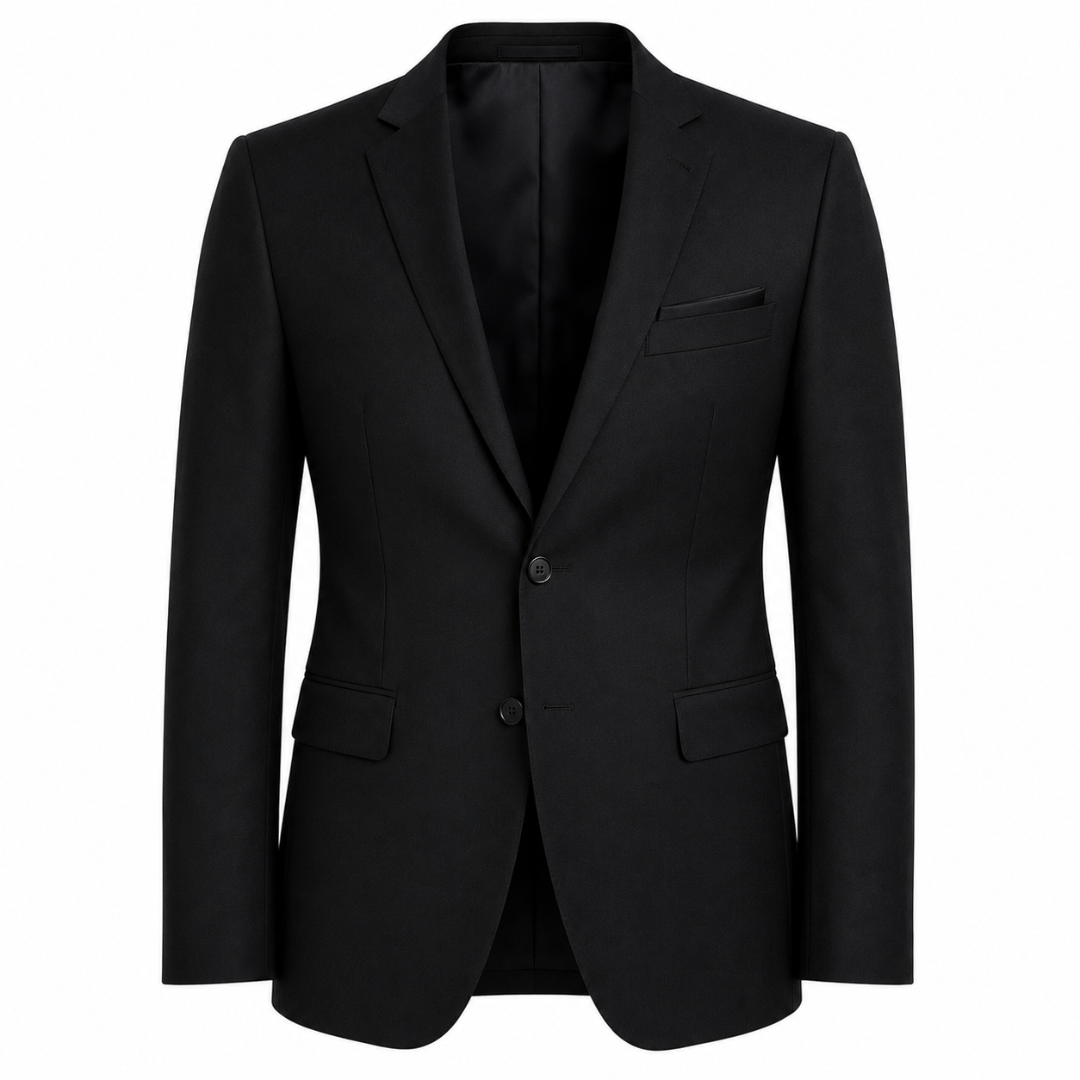 Premium Black Slim Fit Blazer | Vouschwitz