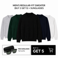 LC MEN'S REGULAR-FIT SWEATER (BUY 2 GET 5) + SUNGLASSES